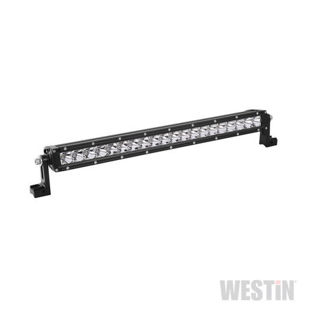 WESTIN AUTOMOTIVE XTREME LED LIGHT BAR LOW PROFILE SINGLE ROW 20 INCH FLOOD W/5W CREE, BLACK , HARNESS & BRACKETS INCL 09-12270-20F